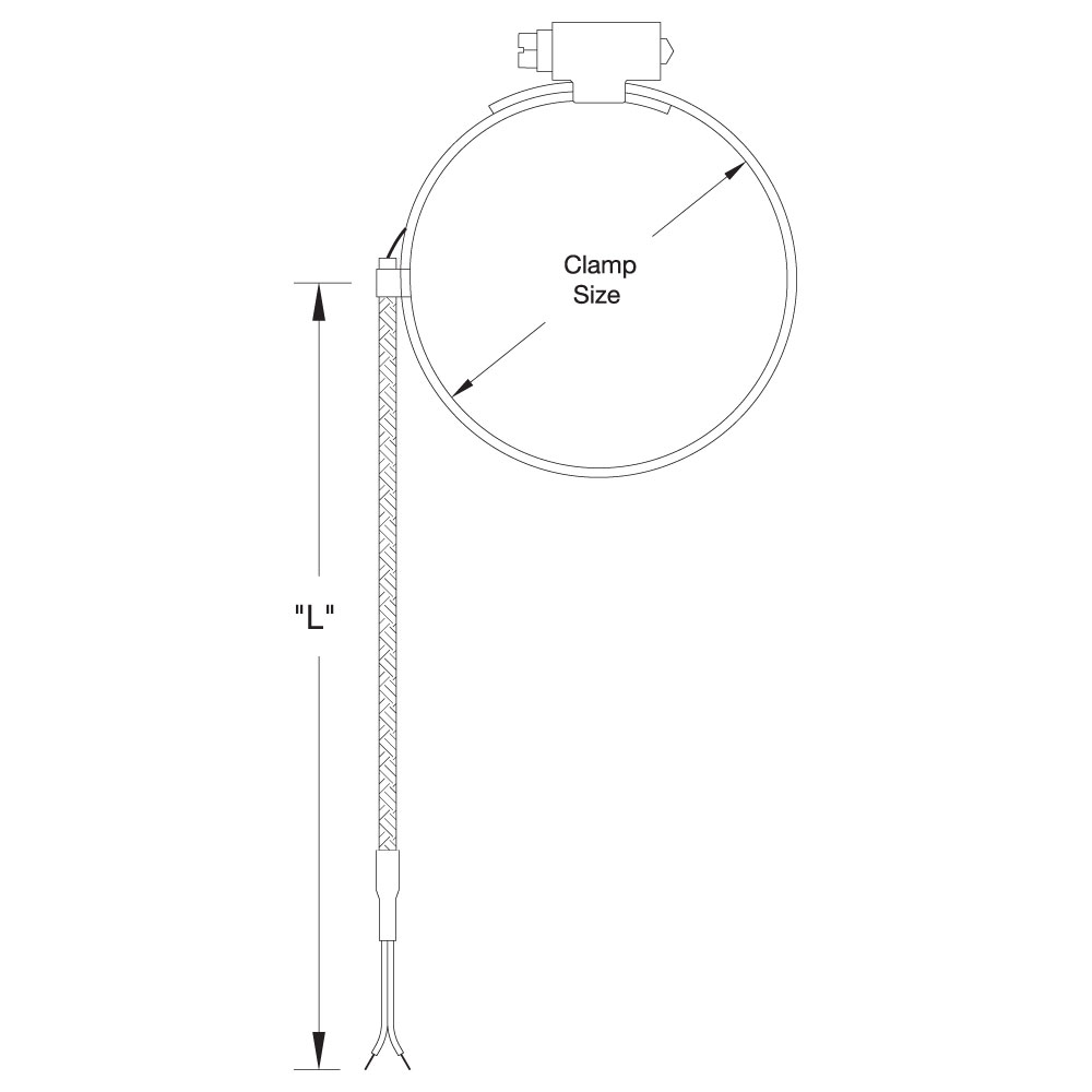 Style TPW Pipe Clamp Thermocouples
